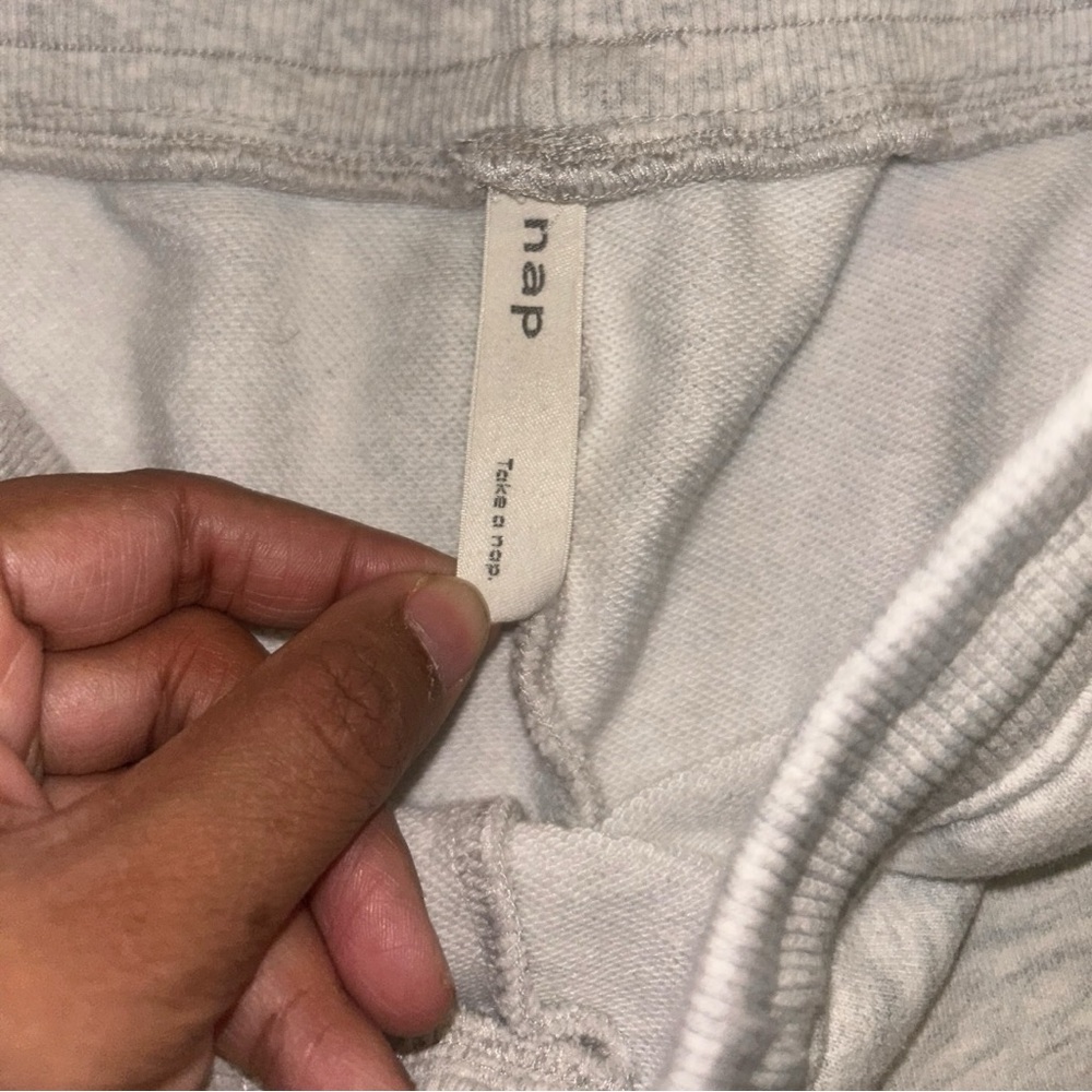NAP Loungewear gray cotton sweatpants size large - Picture 4 of 7